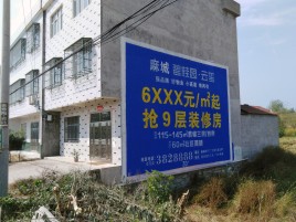 华宁墙体广告质量分析