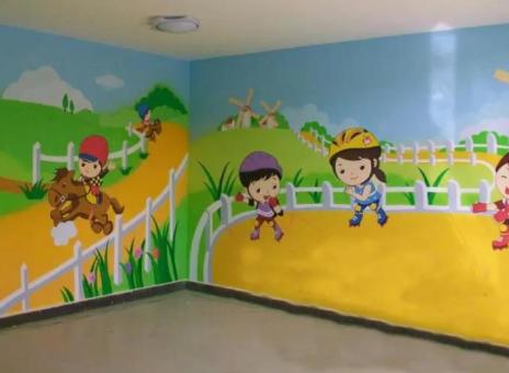 华宁幼儿园墙体彩绘制作流程及注意事项