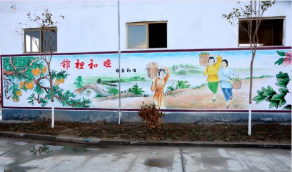 华宁乡镇文化墙 乡风文明焕发新活力