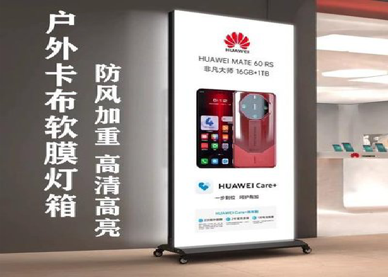 华宁户外防水灯箱的应用特点及适用范围。