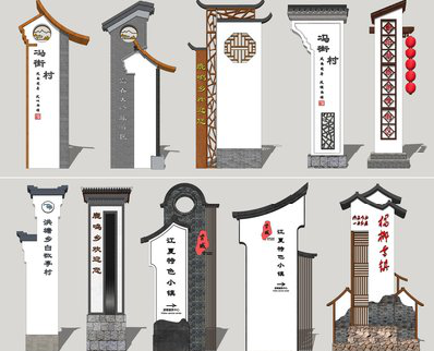 华宁美丽乡村标识标牌有哪些分类？