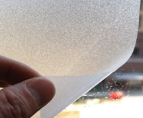 华宁玻璃门外面粘广告用什么材料好？