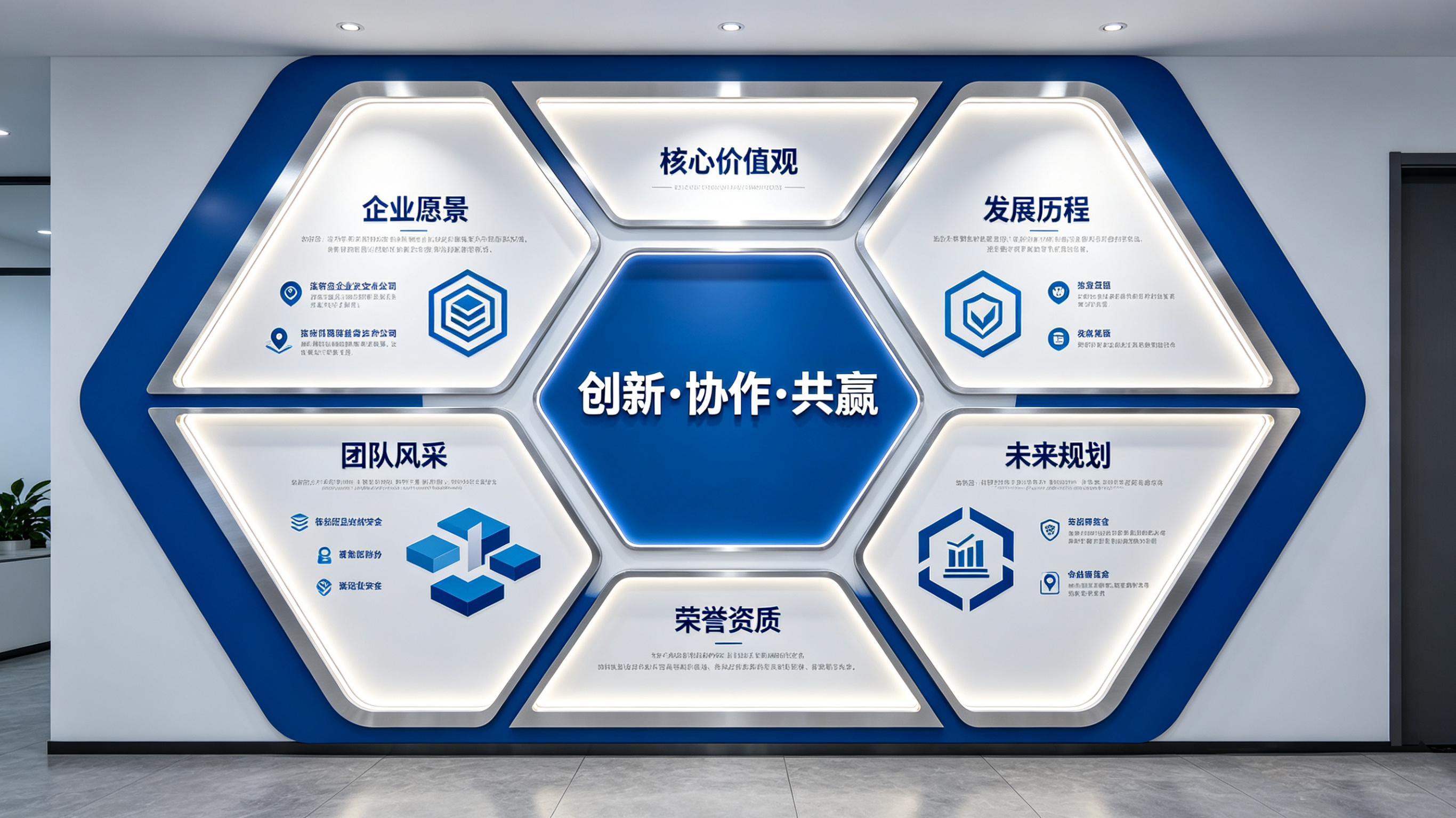 华宁企业文化墙六边形避坑指南（新手常犯5个错误）